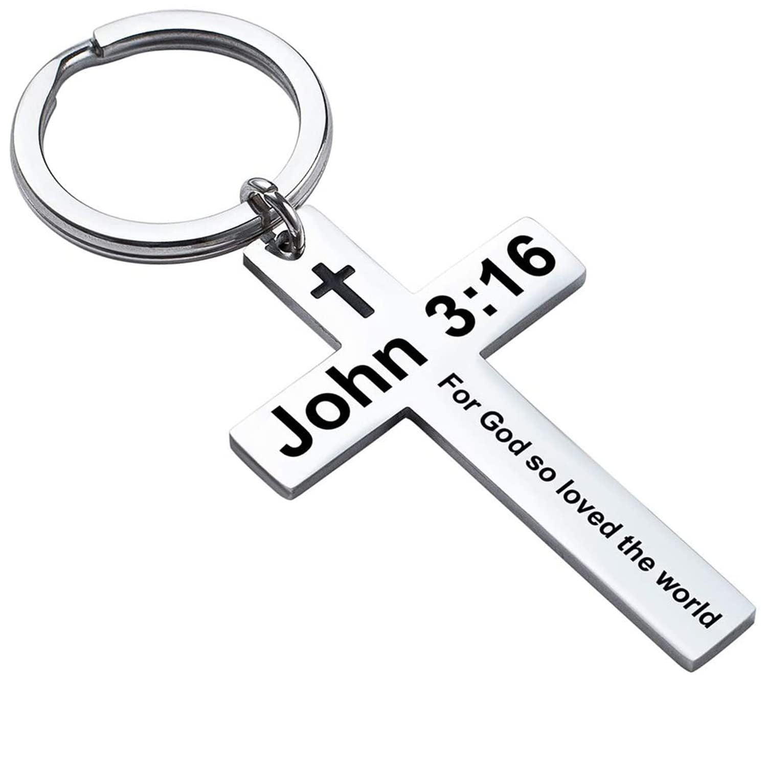 Wholesale Creative stainless steel letter keychain